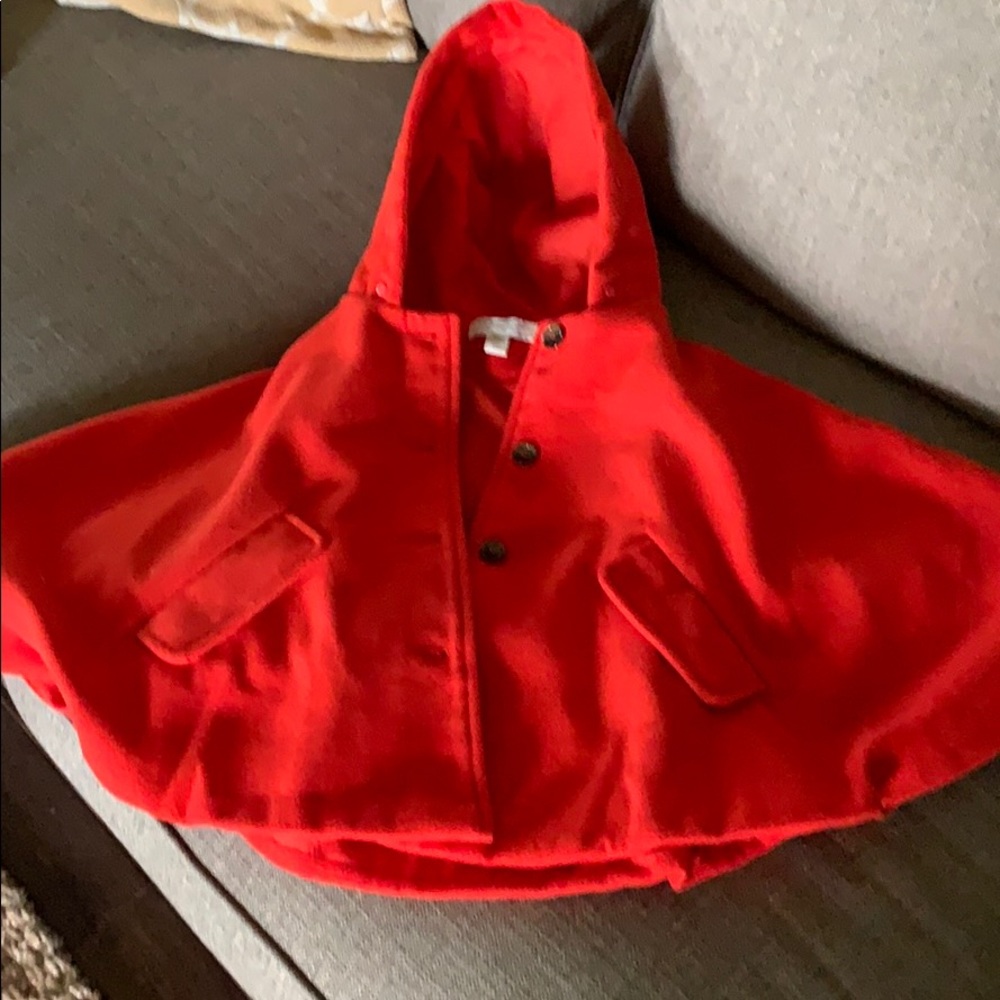 Richie house 7/8 poncho dress coat